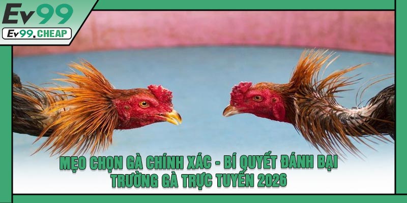 Mẹo Chọn Gà Chính Xác - Bí Quyết Đánh Bại Trường Gà Trực Tuyến 2026